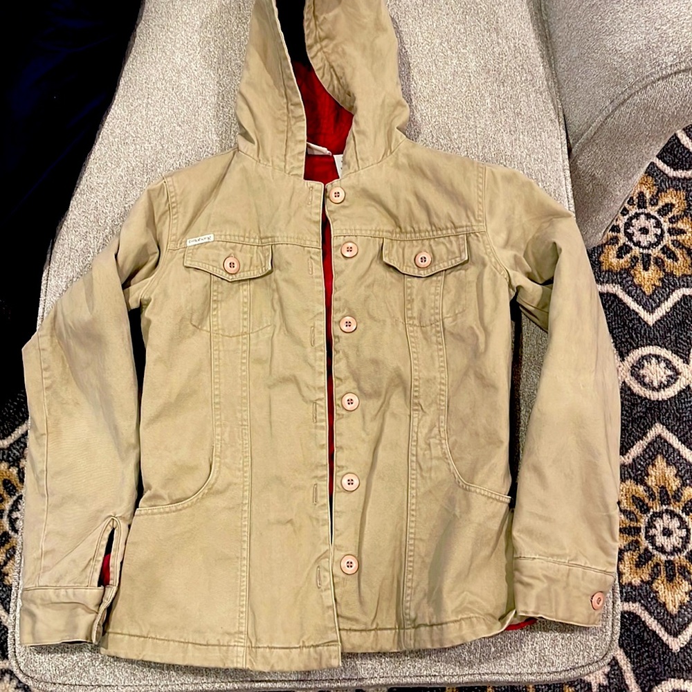 Khaki jacket billabong women’s small